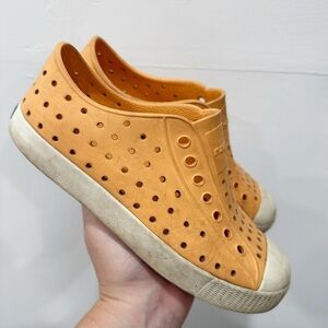 Native Kids Slip-On Rubber Shoes Orange Size 1